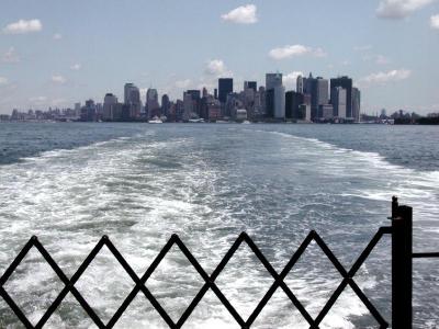 View of Manhattan Skyline from Staten Island Ferry. Photo by Rong