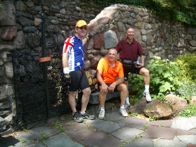 Donald, Michael, and Rong. Photo by Trudy