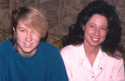 Me and mom around 1986