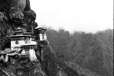 The Tigers Nest - a monastery up in the mountains.