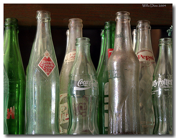 Aunt Frankie's Soda Bottle Collection