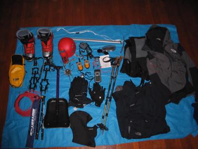 Winter Mountaineering gear