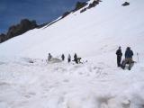 At Helen Lake watching other campers arrive