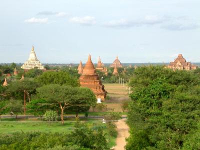 View from Mingalarzedi Pagoda, Bagan 1