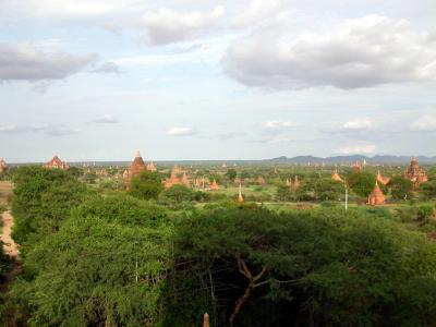 View from Mingalarzedi Pagoda, Bagan 4