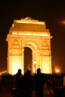 Lit in Golden light, India Gate, Delhi