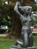 Naked lady in Ouchy-Park  Lausanne