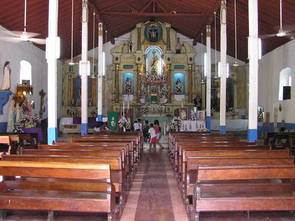 Inside Taboga Church
