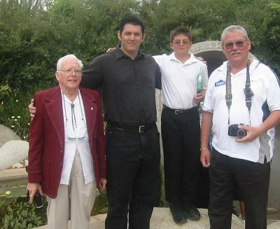 4 Generations of Adlerz, My Grandpa Roy, me, my son Ian and my Dad Warren