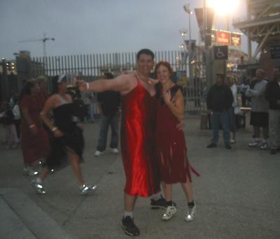 Lars & Christine at the Ball Park