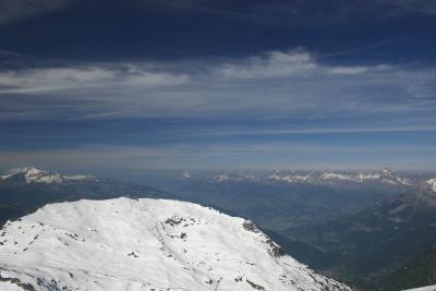 Views of Mont Blanc and Chamonix from Le Brevent