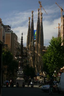
Sagrada Familia from Avinguda Gaudi