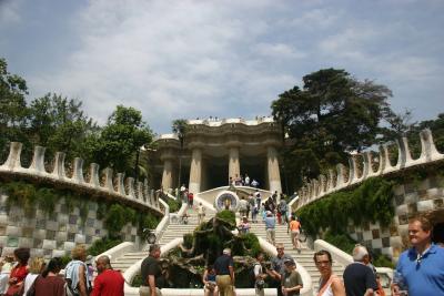 Guell Park - main steps again