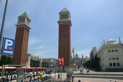 Reina Maria Avenue and the Museu Nacional D'Art de Catalunya