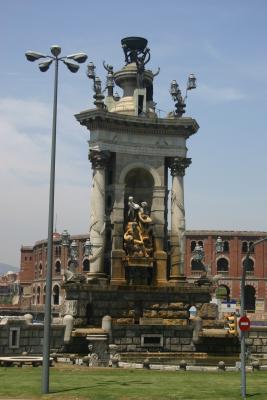 
Fountain in Espanya Square