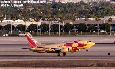 Southwest Airlines B737-7H4 N781WN aviation stock photo #0334