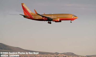 Southwest Airlines B737-7H4 N742SW aviation stock photo #0454