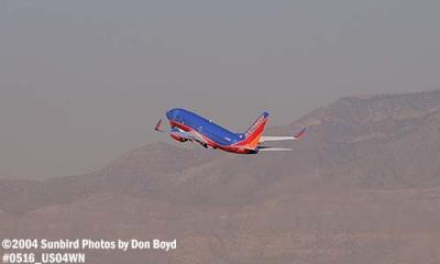 Southwest Airlines B737-7H4 N450WN aviation stock photo #0516