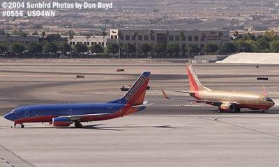 Southwest Airlines B737-7H4 N425LV and B737-7H4 N706SW aviation stock photo #0556
