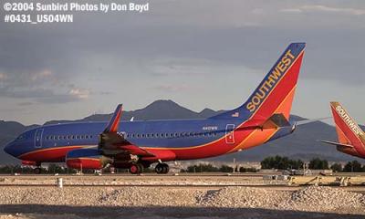 Southwest Airlines B737-7H4 N401WN aviation stock photo #0431