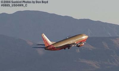 Southwest Airlines B737 aviation stock photo #0885C