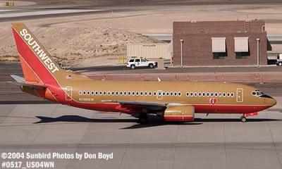 Southwest Airlines B737-7AD N798SW (ex N700EW) aviation stock photo #0517