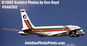 1982 - Ecuatoriana B720-023B HC-AZQ (ex Pan Am N782PA) aviation airline stock photo #SA8202