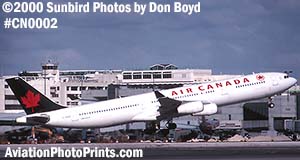 2000 - Air Canada A340-313 C-GDVZ aviation stock photo #CN0002