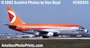 1982 - CP Air B737-217A C-GCPO aviation stock photo #CN8201