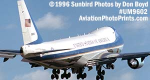 USAF VC-25A (747-2G4B) Air Force One 82-8000 departure aviation stock photo #UM9602