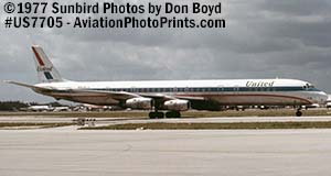 1977 - United DC8-61 N8087U aviation stock photo #US7705
