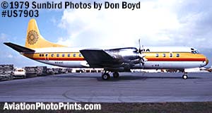 Air California L-188A Electra N124AC aviation stock photo #US7903