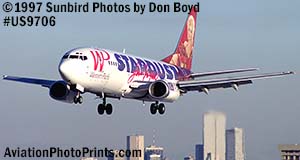 Western Pacific B737-301 N950WP Stardust aviation stock photo #US9706