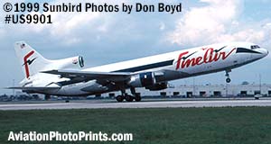 1999 - Fine Air L1011-385 Tristar 200(F) N260FA (ex N851MA) aviation cargo airline stock photo #US9901