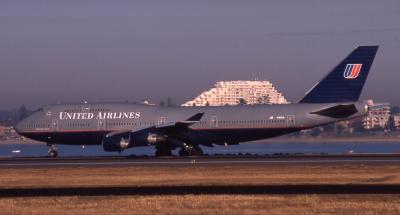 N180UA  United Airlines B747-400