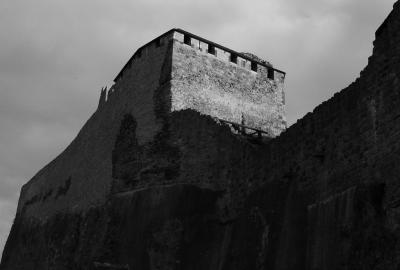 Black And White Visegrd Castle