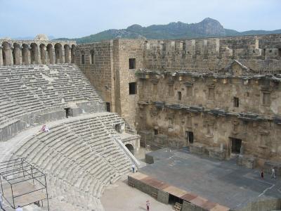 From the right-side of upper galleries