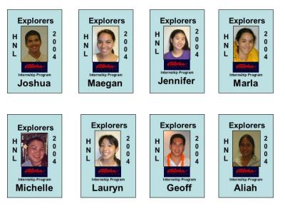 Summer Interns for 2004