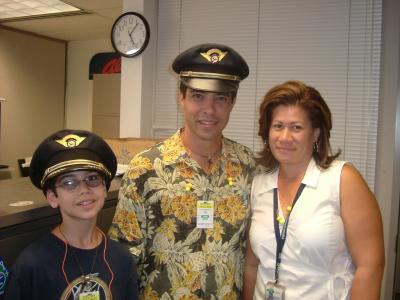 Captain Koa, First Officer Rod and CSM Kim.