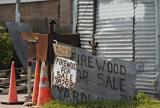 firewood stand on Westpark