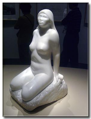 A Houser - white sculpture - nude
