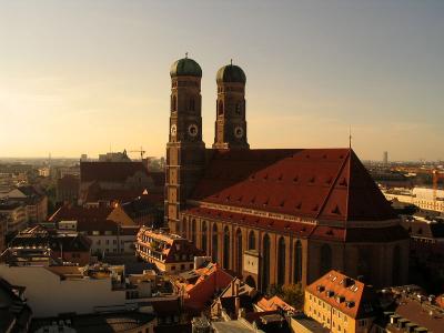 The double towers of the Frauenkirche