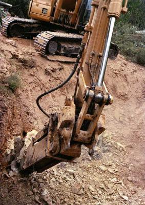 Excavating the Sand Filter Hole
