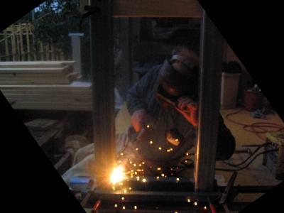 welding newell post