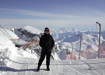 Me at the top of the Pic Blanc