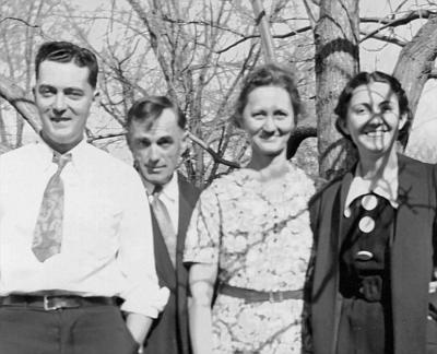 Arthur Ebert Family 1938 (George, Arthur, Alice, & Dell)