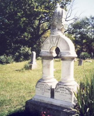 Leander & Anna C. Smith headstone