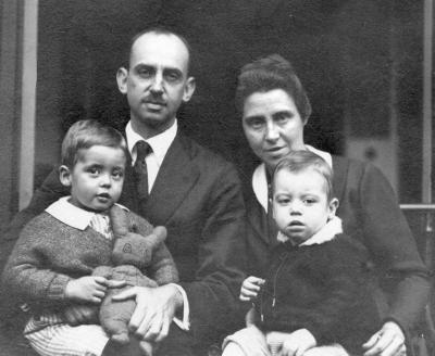 J. Stewart Burgess Family (David, Stewart, Stella, & Vinton), 1920