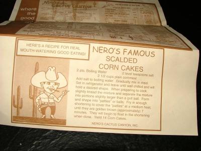 Nero's Famous Scalded Corn Cakes