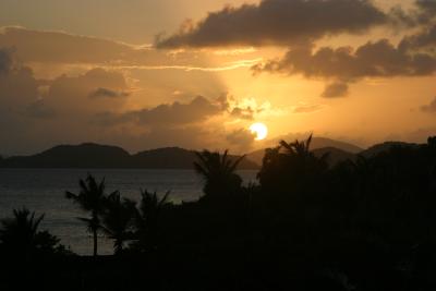 Sunset from Caneel Bay, St. John